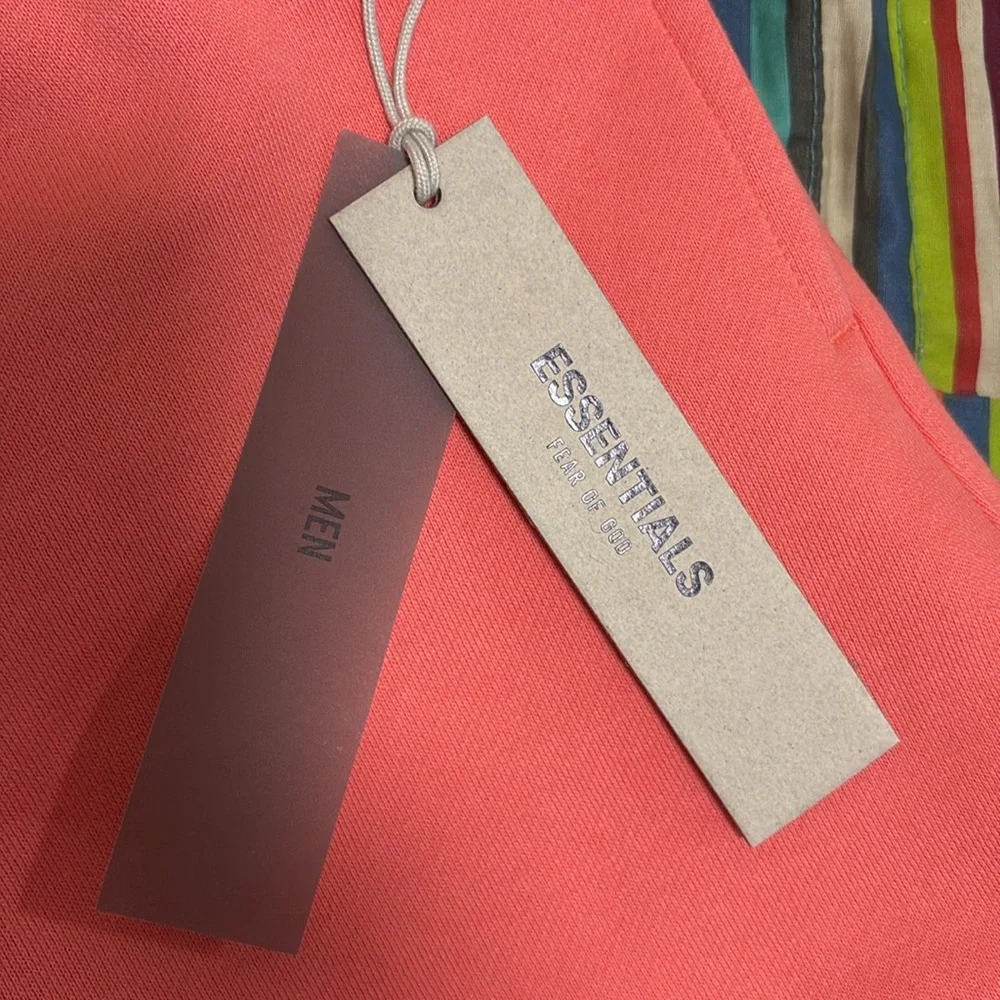 Sale Today Fear of God, essentials, coral short size, medium brand new w… - Picture 14 of 16